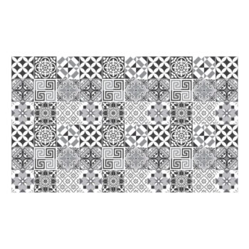 Sada 60 nástenných samolepiek Ambiance Elegant Tiles Shade of Gray, 10 × 10 cm - Image 2