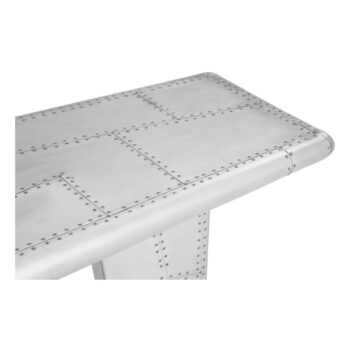 Kovový okrúhly konferenčný stolík v striebornej farbe 55x130 cm Avro – Premier Housewares - Image 5