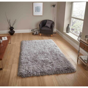 Svetlosivý ručne tuftovaný koberec Think Rugs Polar PL Light Grey, 60 × 120 cm - Image 3