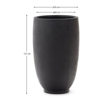 Kvetináč z cementu ø 75 cm Aiguablava – Kave Home – Obrázok 6