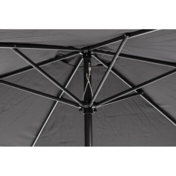 Čierny slnečník bez podstavca Bonami Essentials Happy Sun, ø 300 cm - Image 5