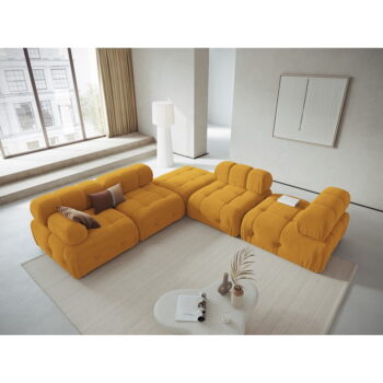 Modul pohovky v horčicovej farbe Ferento – Cosmopolitan Design - Image 2