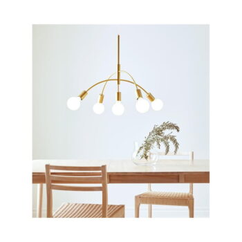 Závesné stropné svietidlo v zlatej farbe Markslöjd Cygnus, šírka 70 cm - Image 3