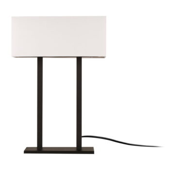 Bielo-čierna stolová lampa (výška 52 cm) Salihini – Opviq lights - Image 5