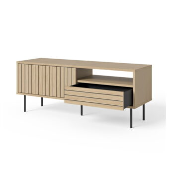 TV stolík v dekore duba v prírodnej farbe 140x56 cm Trivia – TemaHome - Image 2