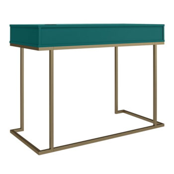 Zelený pracovný stôl CosmoLiving by Cosmopolitan Camila – Obrázok 4