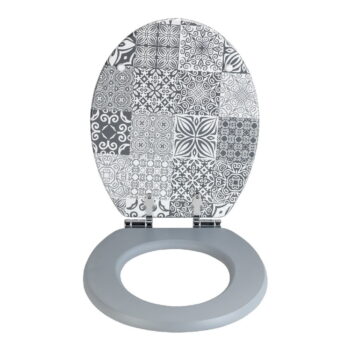 WC sedadlo z drevovláknitej dosky Wenko Portugal, 44 × 37,5 cm – Obrázok 3