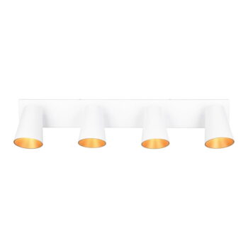 Biele bodové svietidlo ø 8 cm Sharp – Trio - Image 5