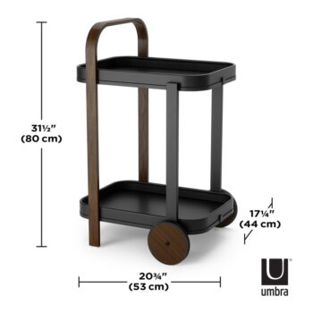 Servírovací stolík na kolieskach 44x53 cm Bellwood - Umbra - Image 2