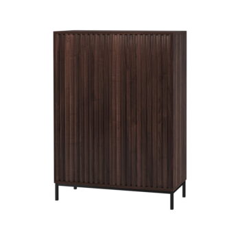 Skrinka v dekore orecha v prírodnej farbe 80x110 cm Celine - Støraa - Image 2