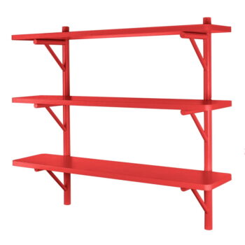 Červená nástenná policaTenzo Grain – Obrázok 2