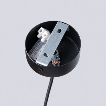 Čierne závesné svietidlo ø 8 cm Bliss – Nice Lamps - Image 2