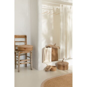 Látkový dekoratívny úložný box s vekom - Mioli Decor - Image 2