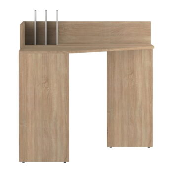 Pracovný stôl s doskou v dubovom dekore 94x94 cm Wall – TemaHome – Obrázok 5