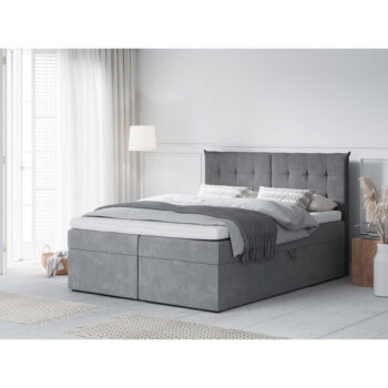 Sivá dvojlôžková posteľ Mazzini Beds Echaveria, 160 x 200 cm - Image 6