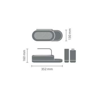 Biely plastový stojan na umývacie prostriedky SinkStyle – Brabantia - Image 6
