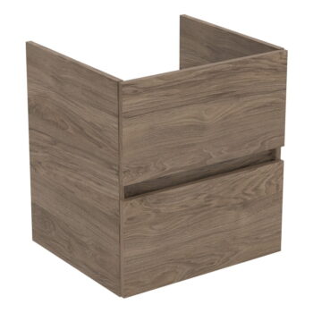 Závesná skrinka pod umývadlo v dekore orecha v prírodnej farbe 50x55 cm Eurovit+ – Ideal Standard – Obrázok 2