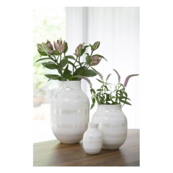 Biela kameninová váza Kähler Design Omaggio, výška 12,5 cm - Image 3