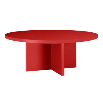 Červený okrúhly konferenčný stolík ø 100 cm Pausa – Really Nice Things - Image 10