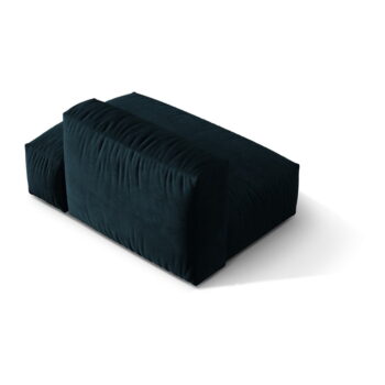 Tmavomodrý modul pohovky z textílie bouclé (pravý roh) Martina – Micadoni Home – Obrázok 3