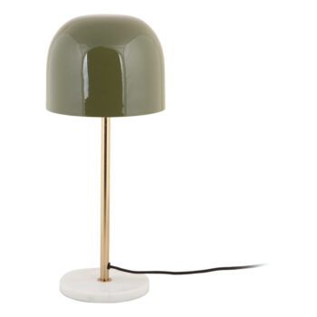 Kaki stolová lampa s kovovým tienidlom (výška 50 cm) Manta – Leitmotiv