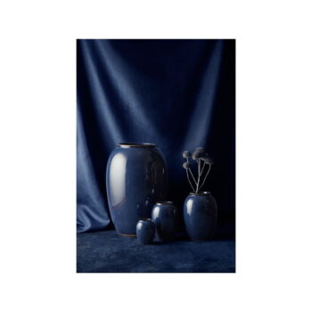 Modrá kameninová váza Bitz Pottery - Image 4