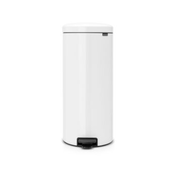 Biely nášľapný oceľový odpadkový kôš 30 l NewIcon – Brabantia - Image 2