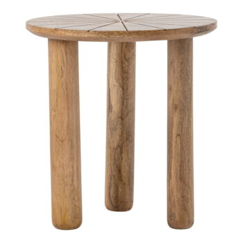 Okrúhly odkladací stolík z mangového dreva ø 40 cm Stella – Bloomingville - Image 3
