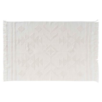Biely prateľný koberec 120x170 cm Cilaos – douceur d'intérieur – Obrázok 4