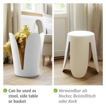 Biela plastová stolička Comiso – Wenko - Image 5