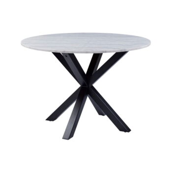 Jedálenský stôl s mramorovou doskou Actona Heaven, ⌀ 110 cm - Image 3
