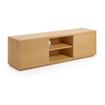 TV stolík v dekore duba v prírodnej farbe 150x44 cm Abilen - Kave Home - Image 3