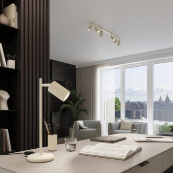 Krémové závesné svietidlo Gleam – Nice Lamps - Image 10