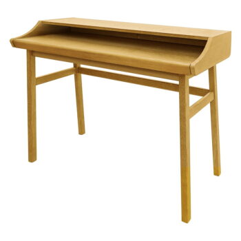 Pracovný stôl v dekore duba so sekretárom 44x115 cm Carteret – Woodman - Image 3