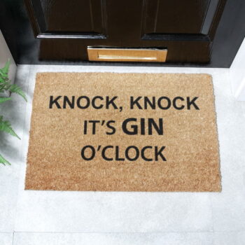 Rohožka z kokosového vlákna 40x60 cm Gin O'Clock – Artsy Doormats – Obrázok 5