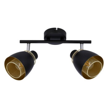 Čierne stropné svietidlo s kovovým tienidlom 41.5x10 cm Aleksandria – Candellux Lighting - Image 6