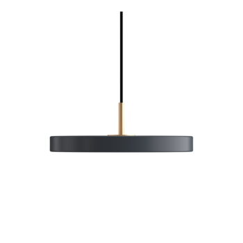 Antracitové LED závesné svietidlo s kovovým tienidlom ø 31 cm Asteria Mini – UMAGE - Image 3