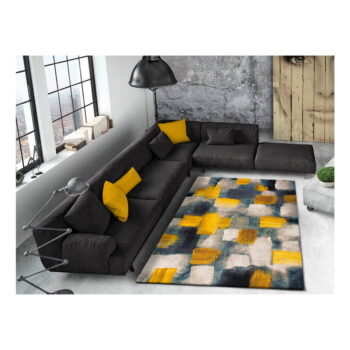 Modro-žltý koberec Universal Lienz, 140 x 200 cm – Obrázok 2