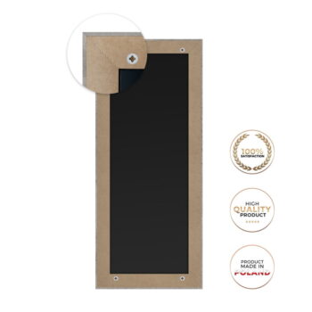 Nástenné orámované zrkadlo v dekore bieleho dreva Styler Paris, 47 x 147 cm – Obrázok 5