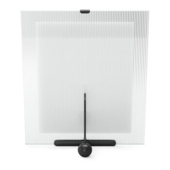 Čierny sklenený stojací rámček 26x30,5 cm Flute – Umbra – Obrázok 6