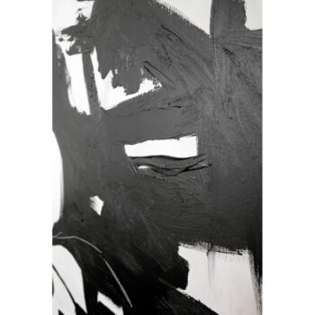Ručne maľovaný obraz 100x100 cm Playblack 1 – Malerifabrikken - Image 3