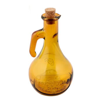 Žltá fľaša na ocot z recyklovaného skla Ego Dekor Di Vino, 500 ml - Image 2