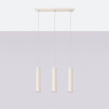 Krémové závesné svietidlo Castro – Nice Lamps - Image 3