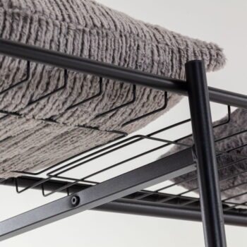 Čierny šatník Kave Home Storn, výška 182 cm - Image 6