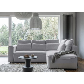 Svetlosivá rozkladacia rohová pohovka (variabilná) Homely Tommy – Miuform - Image 5