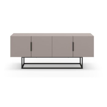 Sivobéžový TV stolík 140x55 cm Titan – Marckeric