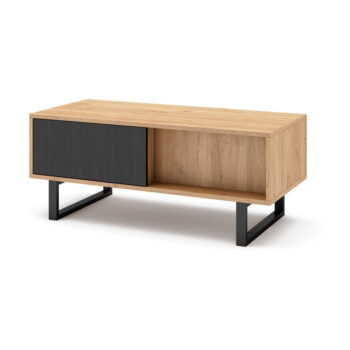Konferenčný stolík v dekore duba v prírodnej farbe 55x110 cm Madona - Marckeric - Image 7