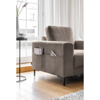 Hnedé menčestrové kreslo Lofty Lilly – Miuform – Obrázok 4