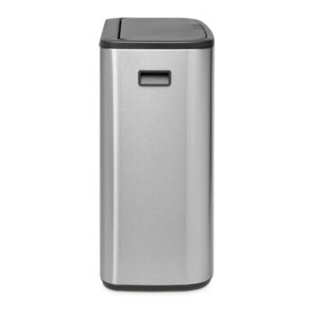 Dotykový oceľový odpadkový kôš na triedený odpad v matne striebornej farbe 60 l Bo Touch Bin – Brabantia - Image 6