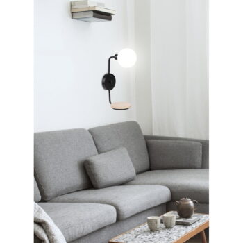 Čierne nástenné svietidlo Ponio - Candellux Lighting - Image 3